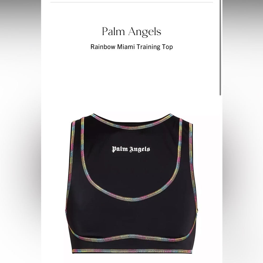 Palm angels Contrast-Stitch Neoprene Surf Shorts and top sold as set